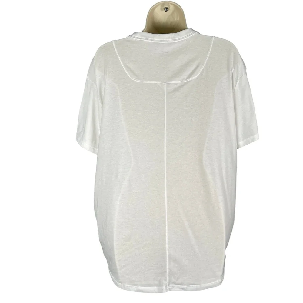Cardinal Mooney Cougars Football T-shirt Women Medium White Nike Dri Fit Relaxed